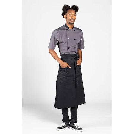 Uncommon Threads Reversible 3-Pocket Bistro Apron Blk 3091-0100